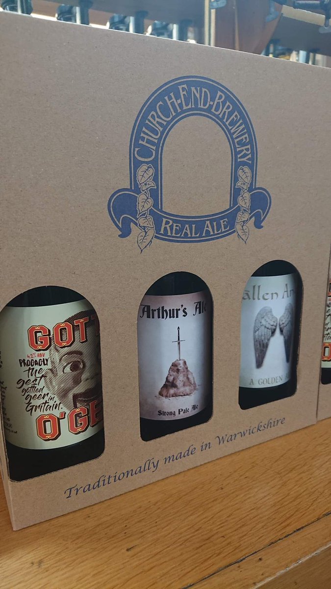 FATHERS DAY OFFER 
Last chance to grab some fantastic bottled ales from us at The Brewery Tap 
Gift pack now available.
.
.
.
#churchendbrewery #northwarwickshire #realale #realalepub #specialoccasion #fathersday #giftpack