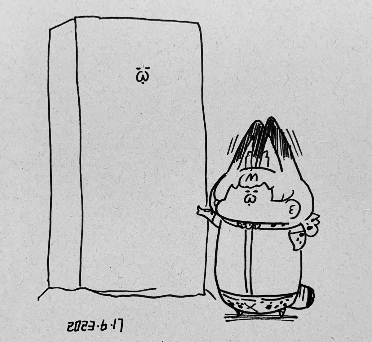モノリスに触れたサーバルちゃん
