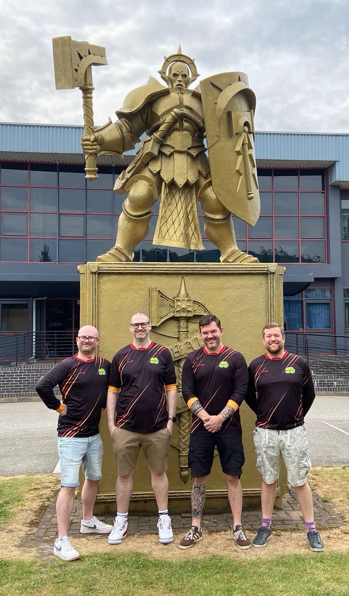 #teamorcbumchat first team outing at #warhammerworld with @AOS_Pete @johnnyaos @AjGhostArm #Warmongers @
#AOS