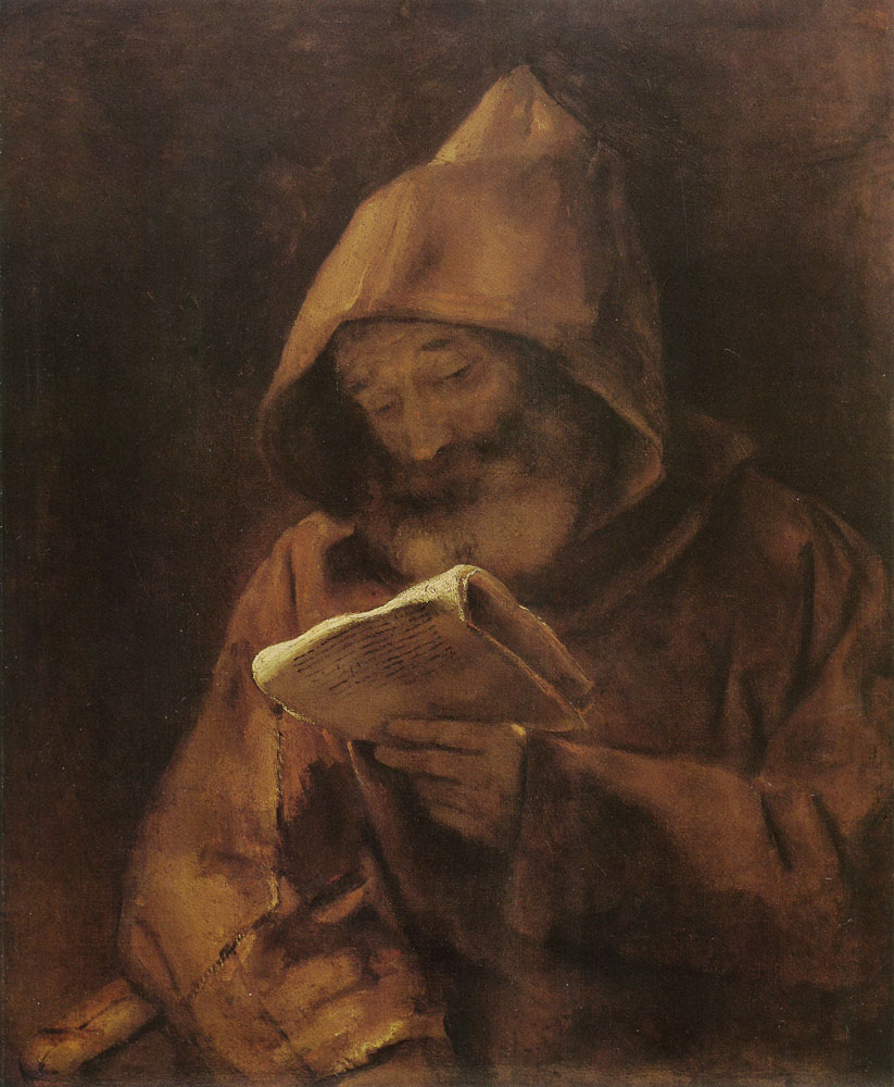 Rembrandt
Monk Reading