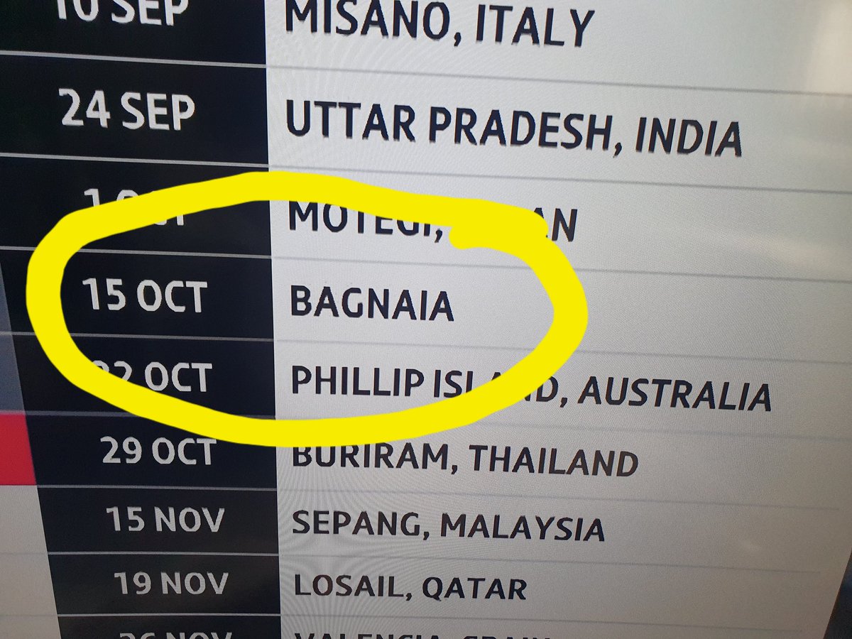 Carlwesty73's tweet photo. @btsportmotogp Didn't Know There Was A Track Called ...... https://t.co/Lt8TZFVGk1