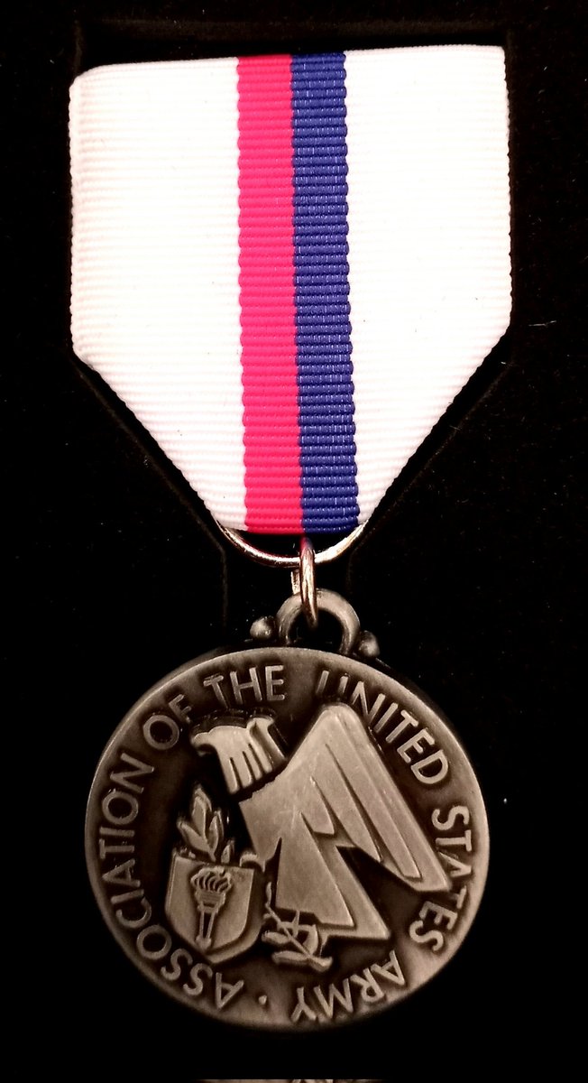 Wed, 14 Jun 2023, @  American Hotel Ballroom, Freehold, NJ, Association of the United States Army (AUSA) Monmouth County Chapter presented Barnegat NJROTC Cadet Mairead Brain w/ AUSA Medal for Academics &amp; Leadership.Award present ed by 4 Star General Dennis Via,USA(Ret).BZ CADET