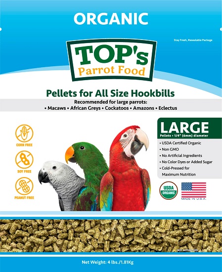 pearly0923's tweet photo. 【商品再入荷案内】TOP'S PARROT FOOD（トップパロットフード） 
*商品によりパッケージ、容量、原材料、成分がリニューアルされています。
* リニューアルによりパッケージ品質が著しく低下しております。詳細は商品ページや画像からご確認下さい。
https://t.co/1nMTgduEtY https://t.co/wVXGENPkGc
