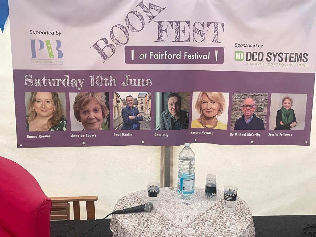 paulm_presenter's tweet image. Great to be part of the Fairford Book Fest last weekend @FairfordFest What a festival atmosphere. @domjoly was awesome. Great to be part of this.