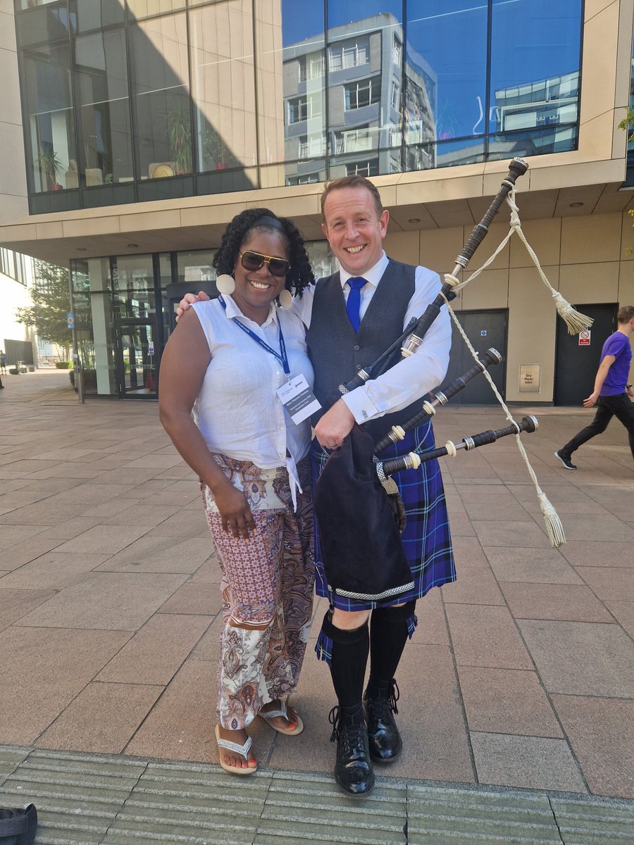ShantelThomas77's tweet photo. What a fantastic time we had in #Glasgow for #jswec2023 at @StrathSWSPKE 🙌🏾🙌🏾. So much to think about, reflect on and work to do.
#RacisminHE
#AntiRacistLeadership
#AntiRacismMovement https://t.co/2qxhKKWzNY