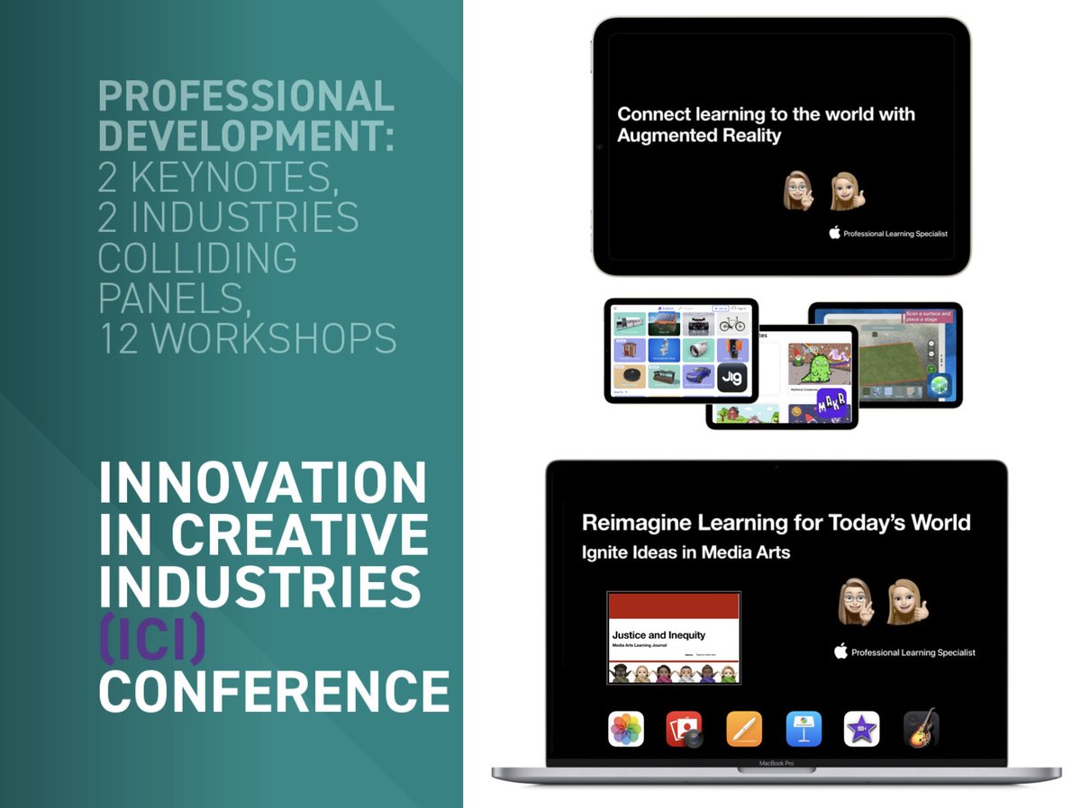 Looking forward to igniting some spark in Ts next week with <a href="/sans_chan/">Chantelle</a> to showcase how we might:

💻 Inspire students to reach their full creative potential using #Mac in Media Arts
📱 Use AR apps on #iPad to prototype solutions to real world problems

#inspiredbyit #jbhifiedu