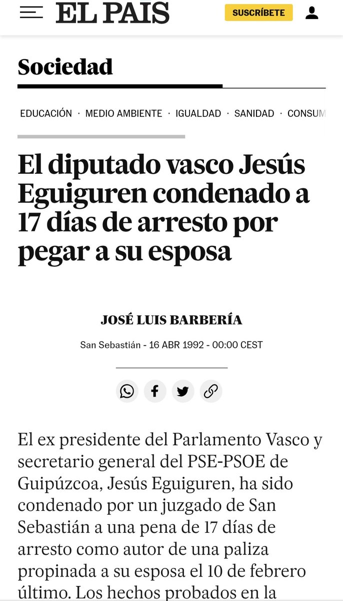 capTercio's tweet photo. Bolaños llama a Vox "el partido del maltratador", y lo dice alguien del PSOE, un partido que mantuvo 12 años al frente del partido en Vascongadas a Jesús Eguiguren, quien había sido condenado por dar una brutal paliza a su mujer con sus manos y diversos objetos.
Lecciones ninguna https://t.co/hIsyZz59VX