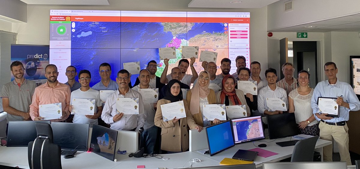 PredictServices's tweet photo. Predict a eu le plaisir de recevoir les partenaires du projet #Vigirisque durant 2 semaines de formation dédiées à l'amélioration des capacités d'expertise et d'#anticipation du #risque #inondation du territoire marocain.
#ClimateAdaptation
@UNDRR
@WMO https://t.co/3mytSM46Yc