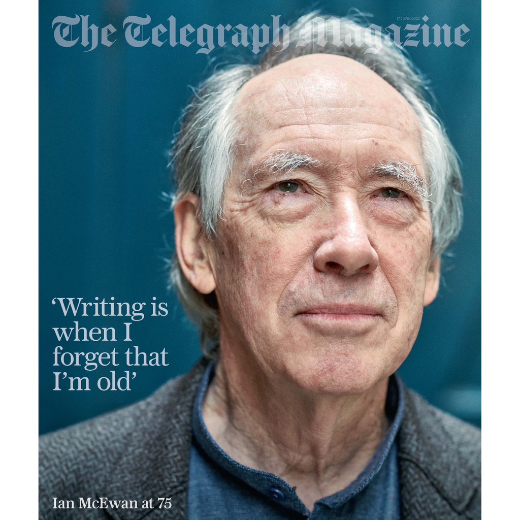 Ian McEwan photographed by @mrspencermurphy for today’s <a href="/TelegraphMag/">Telegraph Magazine</a> cover feature. Interview by <a href="/mickbrownwriter/">Mick Brown</a>