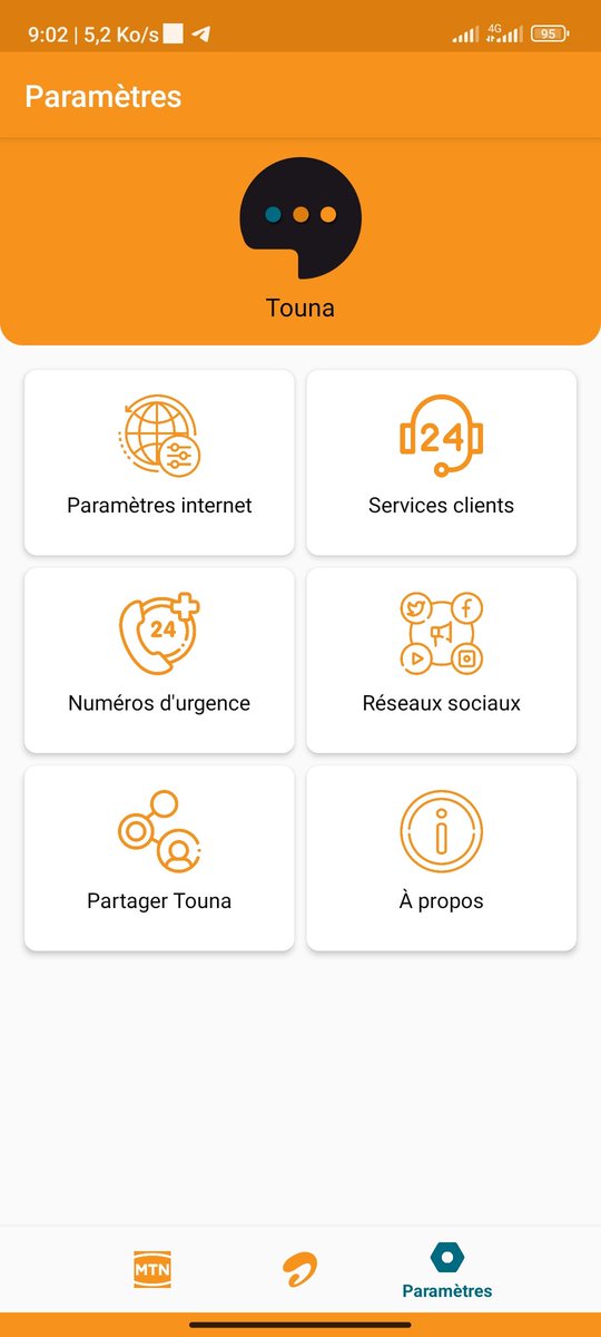 Mise à jour mineure de l'application Touna disponible :

bit.ly/touna_app

#ChezMoiAuCongo #USSD #App
