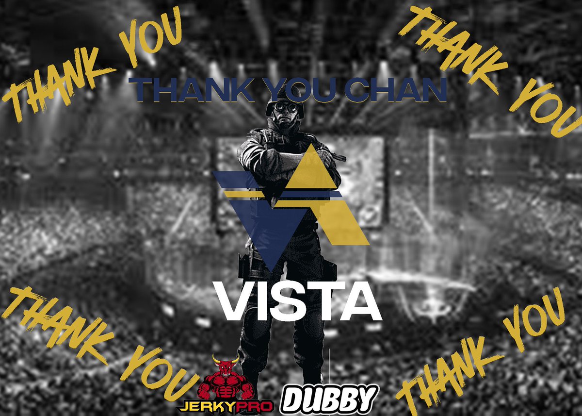 What to say Thank you @nogoodChan For everything you Did for VISTA ACAD. Goodluck with future projects and careers #muchlove #PCGamer #R6Community #HardSupport #Goodluck #eSports