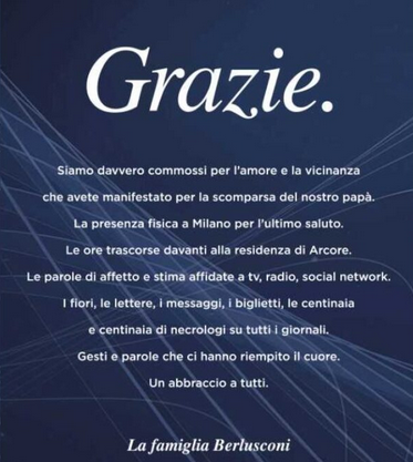 StefanoMacondo's tweet photo. Il fratello Paolo e la compagna Fascina, non ringraziano. (Via #OpenOnLine) https://t.co/FRMZu8wdeZ