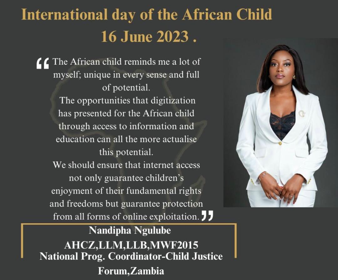 caritaszambia's tweet image. #childsrights in the #digitalenvironment. Lets
Guarantee #protection of the #africanchild from all forms of online exploitation.
#dayoftheafricanchild #DAC2023 @SaveChildrenZM