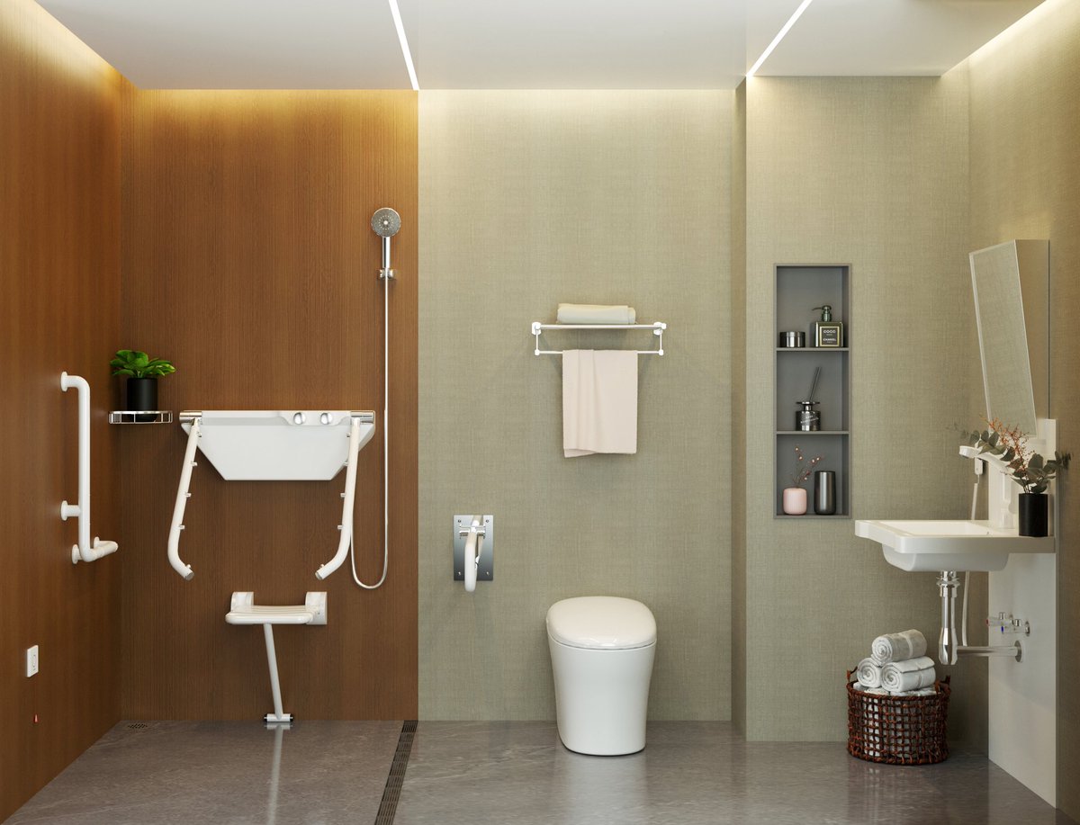 Bathroom pod for the disabled #bathroom #aged