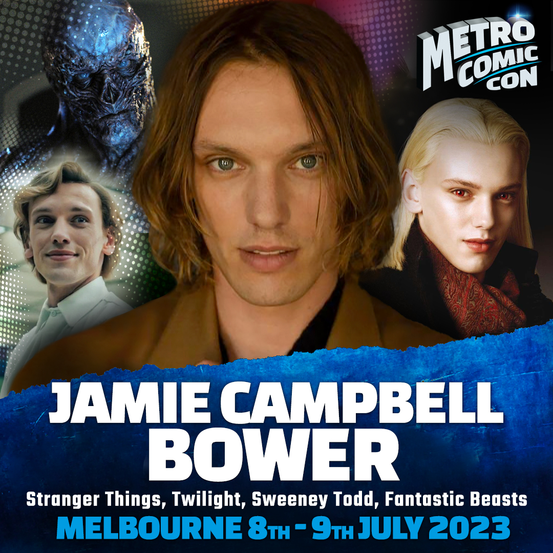 VECNA IS COMING!!!
Joining us & his co-star @CHeyerdahl at Metro City is the astounding @Jamiebower, aka Henry Creel in Stranger Things, Caius in Twilight & Gellert Grindelwald in Harry Potter. Hopefully he won't bring down the house when he comes to visit...
#MetroComicCon