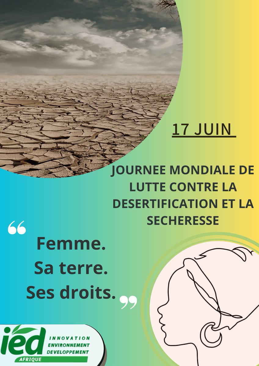 Retrouvez la contribution de <a href="/IEDAfrique/">IED Afrique</a> pour Journée mondiale de lutte contre la désertification et la sécheresse 2023:Les (...) - IED afrique | Innovations Environnement Développement iedafrique.org/Journee-mondia… 
#Desertification #femmes #droitsfonciers 
<a href="/UNCCD/">UN Land and Drought</a>
