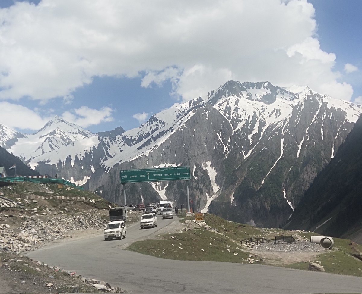 On the way to Kargil.
View  of Baltal from Sonamarg.( Srinagar )
#JammuKashmir