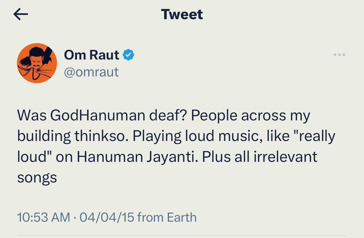 satya_AmitSingh's tweet photo. True colour of #OmRaut

Calling Hanuman ji deaf in past and now keeping Hanuman Ji’s photo in theatres to fool Hindus and earn money. 

Bl00dy hypocrite! 

#Adipursh #AdipurushDisaster https://t.co/E7jdc86FEx
