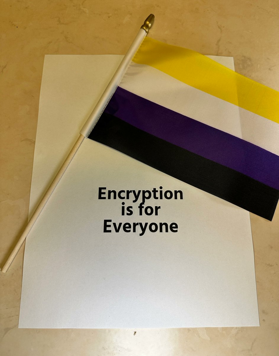 sfbayisoc's tweet image. #encryptionisforeveryone #nonbinarypride