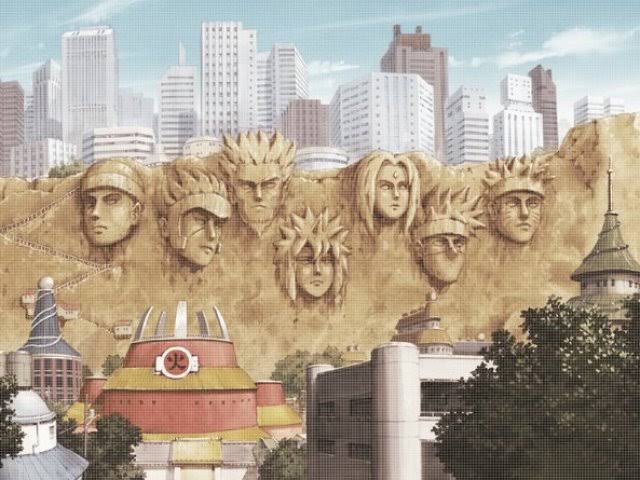 Essa foto do monte Roushmore nós estados unidos me lembra as imagens dos kages em konoha de Naruto 
A semelhança e que os líderes foram esculpidos na montanha