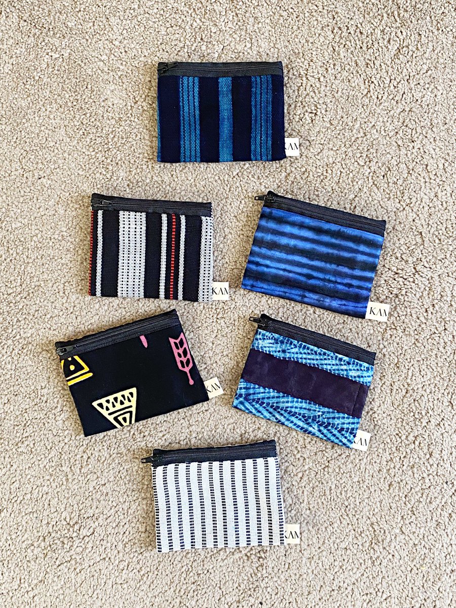 My coin purses will fit perfectly in your pocket &amp; always within reach! These are made from traditional Guinean fabrics etsy.com/shop/kambiagif… 

 #UKGiftHour #UKGiftAM #OnlineCraft #CraftBizParty
