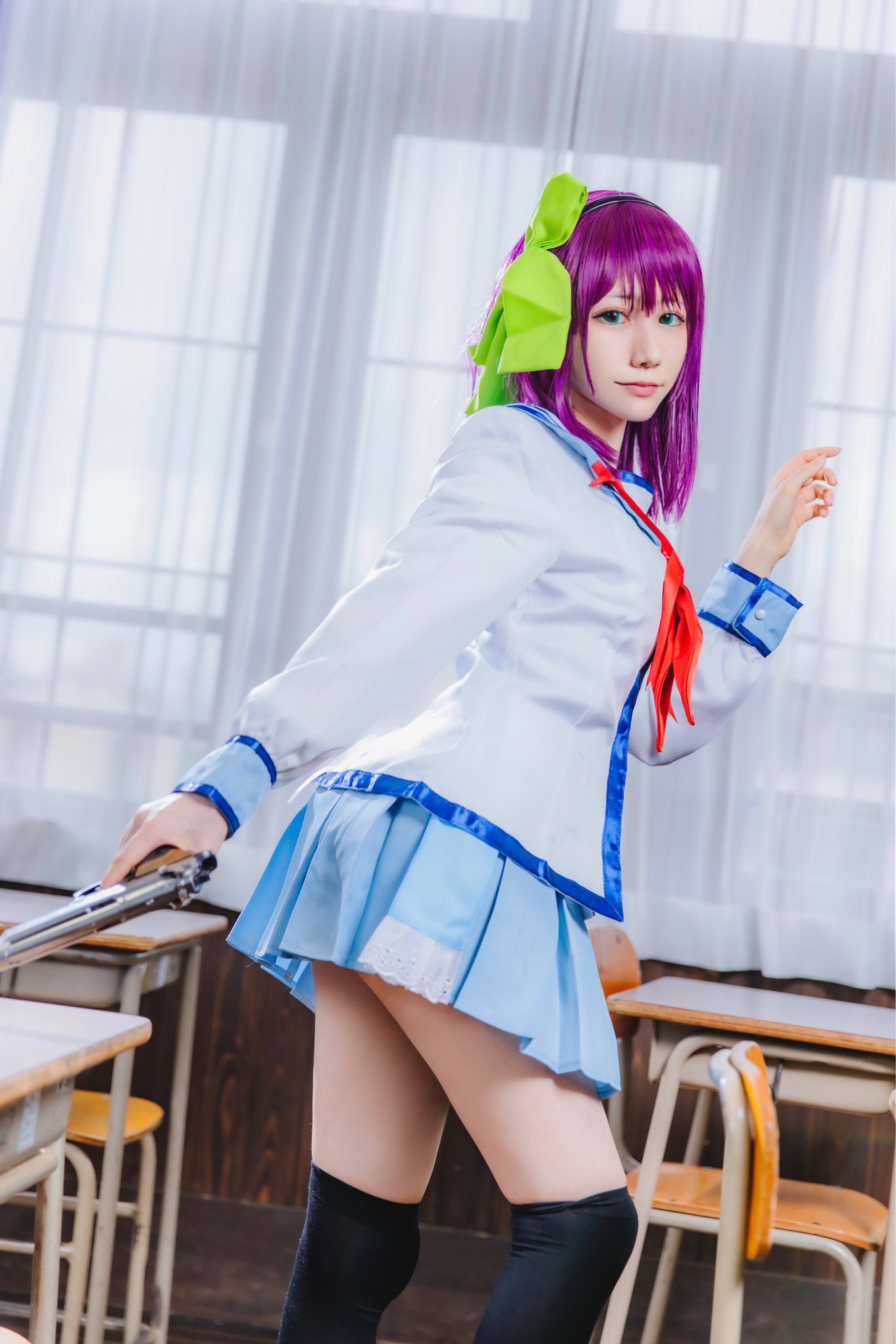 Angel Beats コスプレ 仲村ゆり ゆりっぺ Fyz9MB0akAACjUW.jpg:large