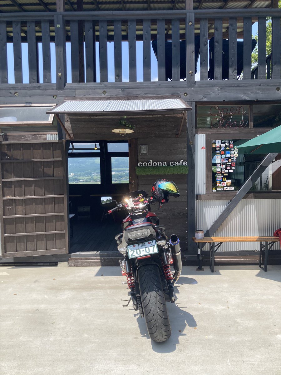 SOBORO_CB1300SF's tweet photo. 仲間入りさせて頂きました♪
＃コドナカフェ
#codona cafe https://t.co/RWOMCZEaLz