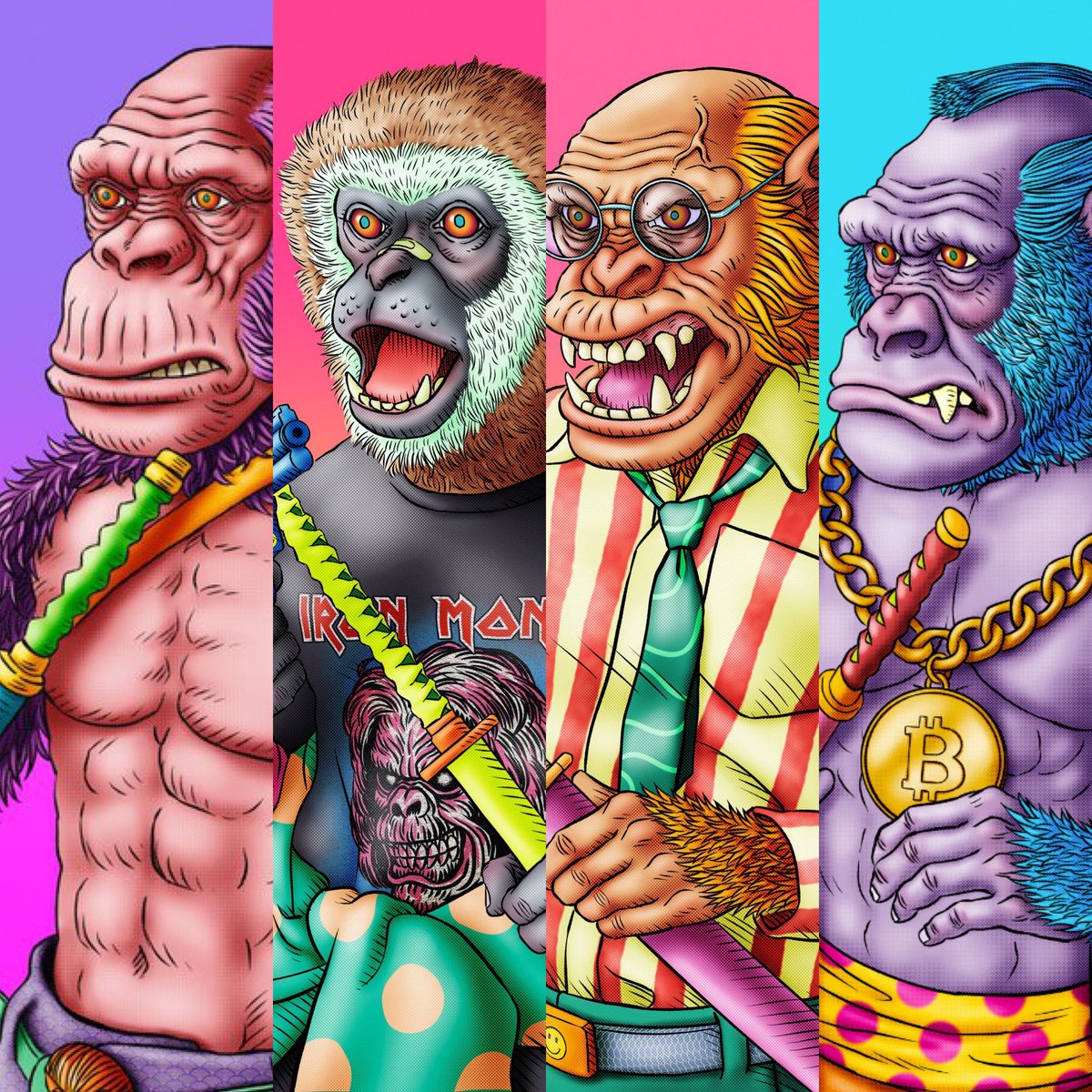 GM frens🌞
Have a nice weekend🌈

#77samuraiapes #naonejetta #nftsartist #NFTartist #NFTCollection #NFTCommunity