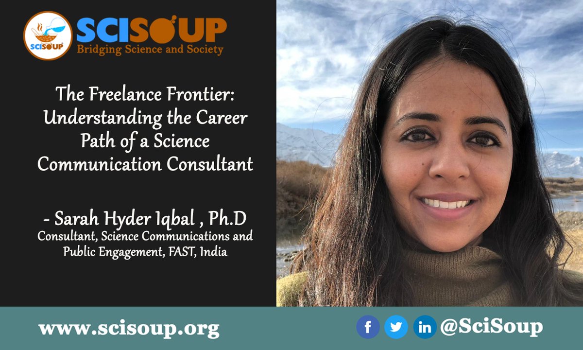 SciSoup : A Science And Technology Blog (@scisoup) on Twitter photo The Freelance Frontier: Understanding the Career Path of a Science Communication Consultant
🔗scisoup.org/article/2023/c…
<a href="/DivyaKumar182/">Divya P. Kumar (She/Her)</a> <a href="/SarahHyder/">Sarah Hyder Iqbal</a> <a href="/Ratnesh_thakur/">Ratneshwar Thakur</a> <a href="/SciComm_India/">SciCommIndia 🇮🇳</a> <a href="/FASTIndiaTrust/">Foundation for Advancing Science and Technology</a> The Freelance Frontier: Understanding the Career Path of a Science Communication Consultant
🔗scisoup.org/article/2023/c…
<a href="/DivyaKumar182/">Divya P. Kumar (She/Her)</a> <a href="/SarahHyder/">Sarah Hyder Iqbal</a> <a href="/Ratnesh_thakur/">Ratneshwar Thakur</a> <a href="/SciComm_India/">SciCommIndia 🇮🇳</a> <a href="/FASTIndiaTrust/">Foundation for Advancing Science and Technology</a>