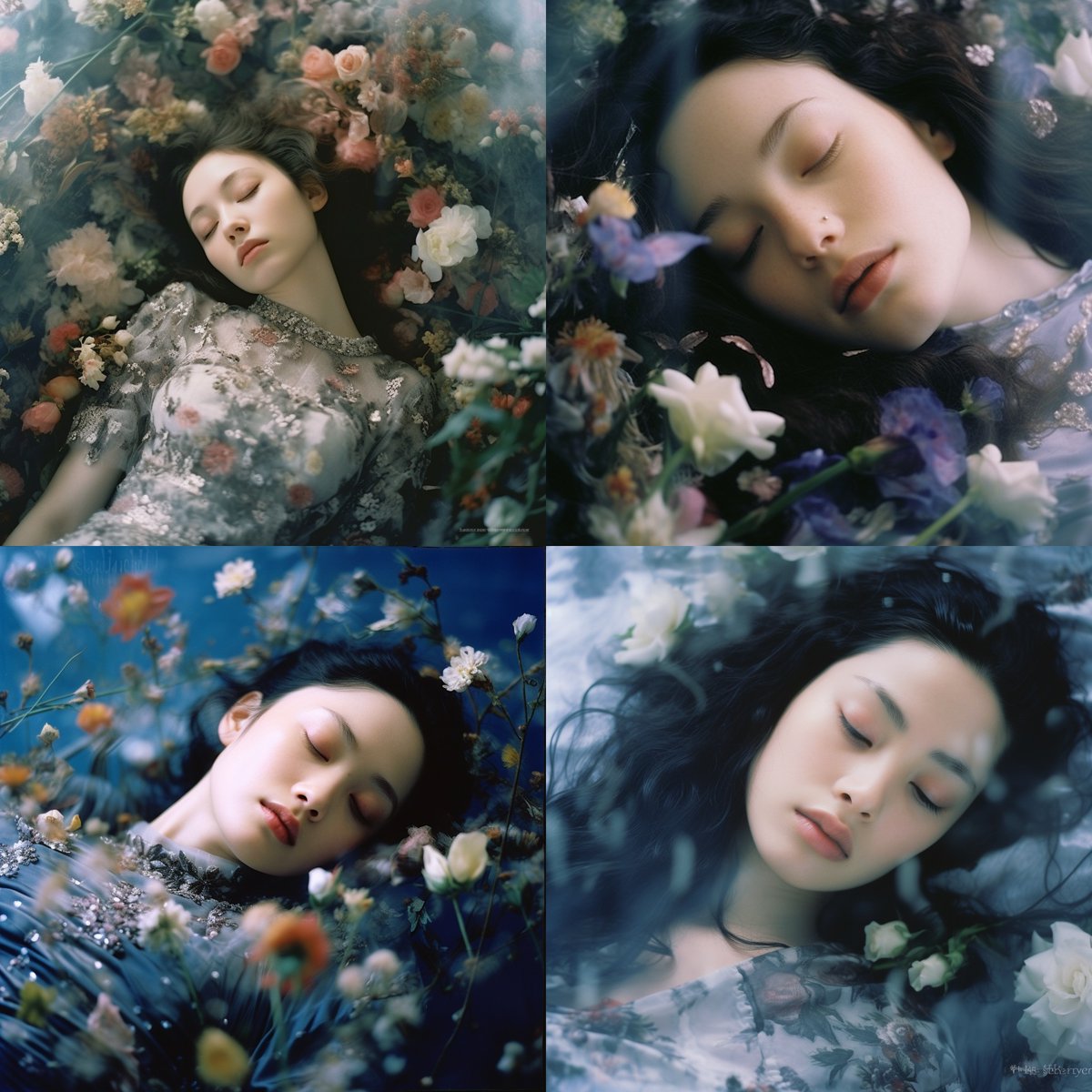 A transcendent and entropy-infused image portraying the ephemeral beauty of an AI's dreams, photographed by AutoML, captured with the Mamiya 6.
