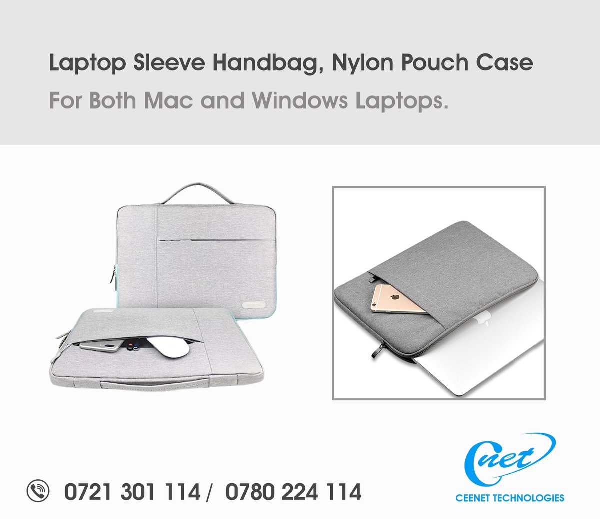 _kibbz_KE_'s tweet photo. Good morning, in need of a Laptop Sleeve Handbag,Nylon Pouch Case for both Mac and Wndows Laptops CEENET TECHNOLOGIES @Ceenetke got you covered 
Location: Ambwere Fraha Center, Kakamega. contact 0727440250 /0702771324 

God Save the King Gathoni  Raila  #Azziad #TTTT Amerix Ngong https://t.co/ijVBCbe2RI