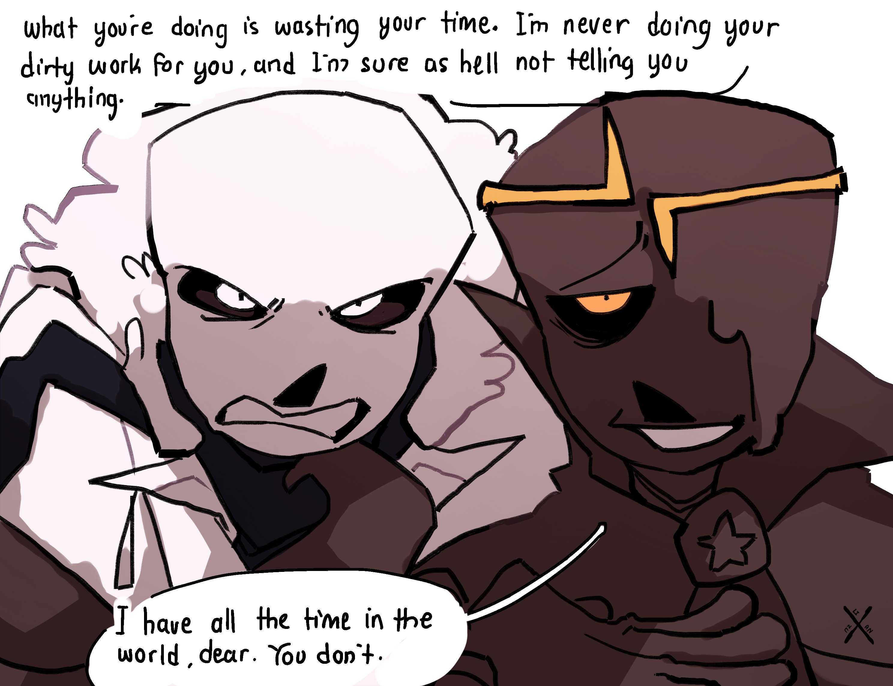 Sans x reader oneshot - Nightmare x reader