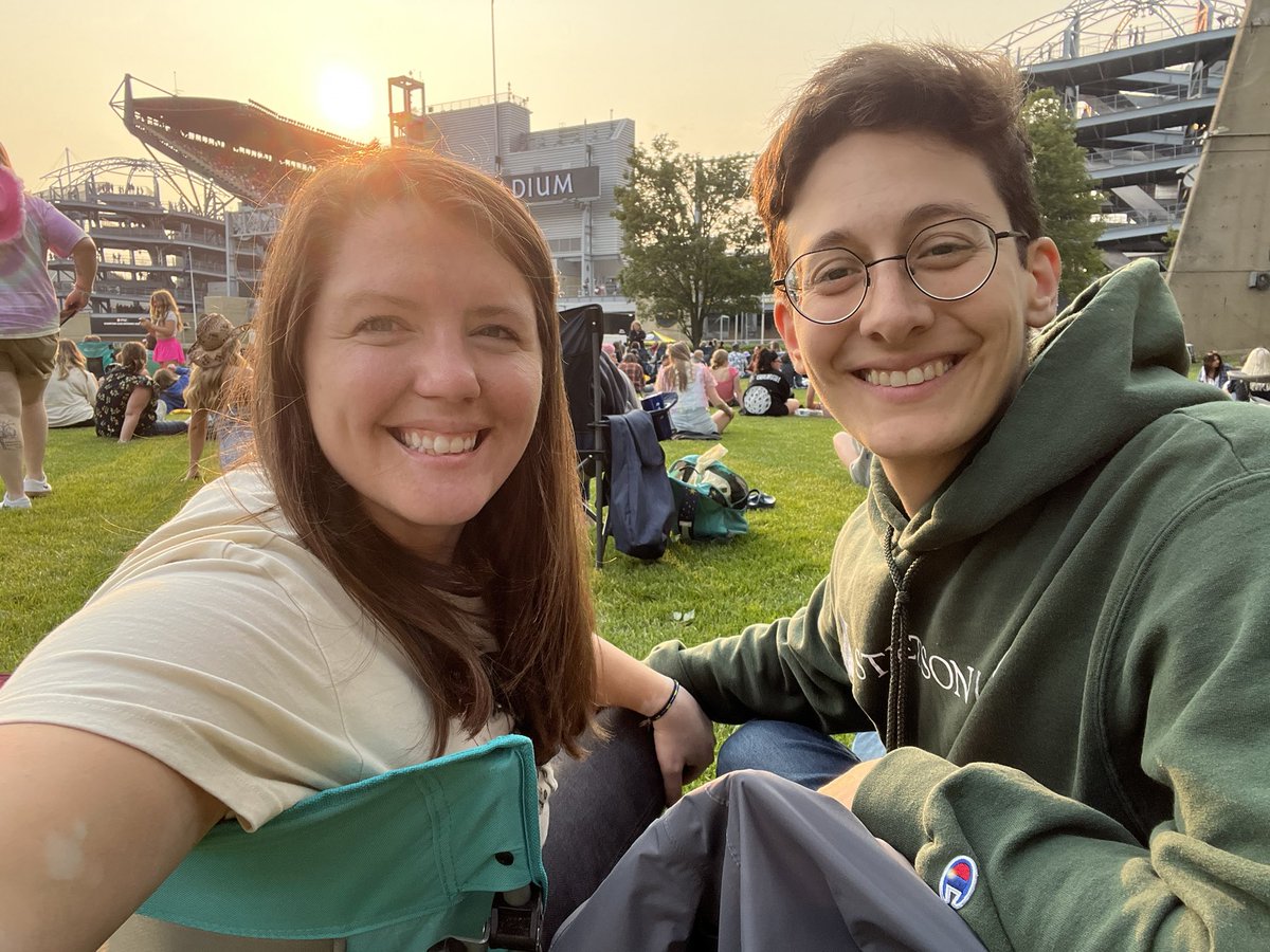 jamicurtis's tweet photo. @taylornation13 We had the best seat, outside of the room 😂! Hoping to get in tomorrow 🤞🏼🥹 https://t.co/5mFSEVsKmv