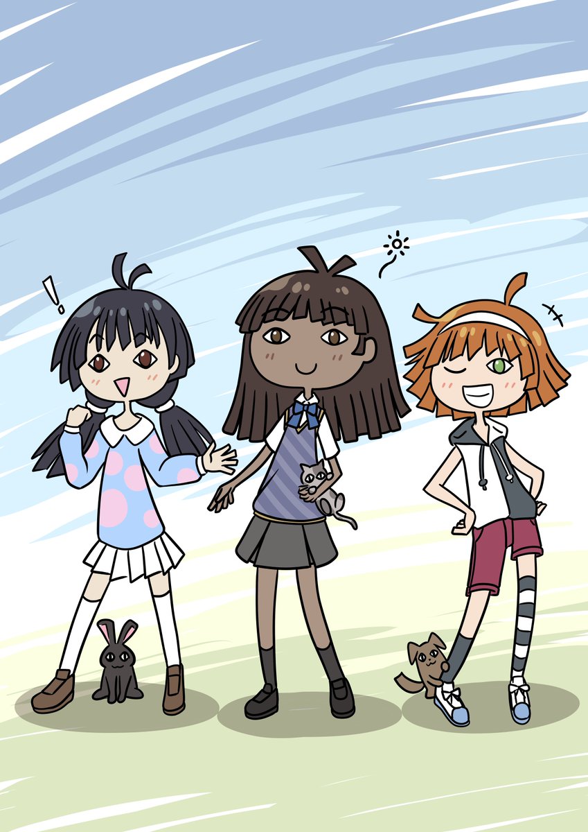 std_DynamicArts's tweet photo. Jun 17, 2023 - Three Girls https://t.co/61Yl5YE0VF
