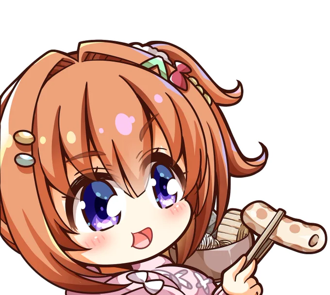【おまけ】 もぐもぐしているのぞみん素材