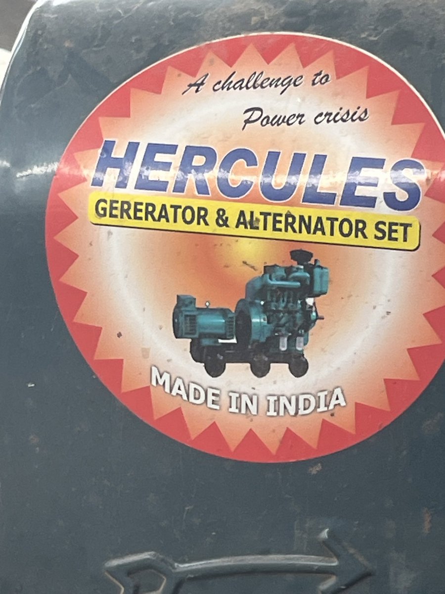 wecares4india's tweet photo. #Generator या #Gererator? #MadeInIndia https://t.co/o8mSyrjARH