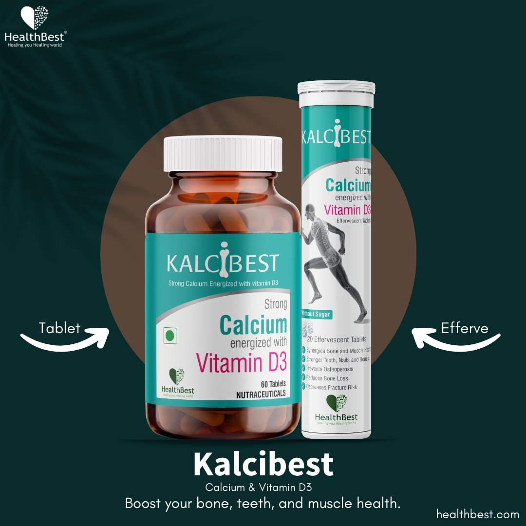 Kalcibest 

Boost your bone, teeth, and muscle health | Calcium & Vitamin D3

Also, Available on Healthbest.com 

#healthbest #KalciBest #MothersDay #MothersLove #Motherhood #VitaminD3 #Calcium #Multivitamins #vitamins #health #healthylifestyle #supplements #healthy