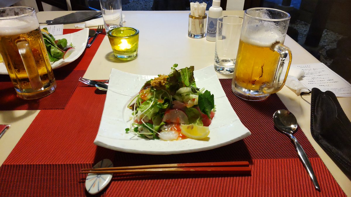 CrestWisteria's tweet photo. 30年振り
ゆっくり宮城県に旅行
宿泊先に選んだプチホテル
五右衛門風呂
料理共に最高でした。
#松島プチホテルびすとろアバロン https://t.co/AVJdfspB6s