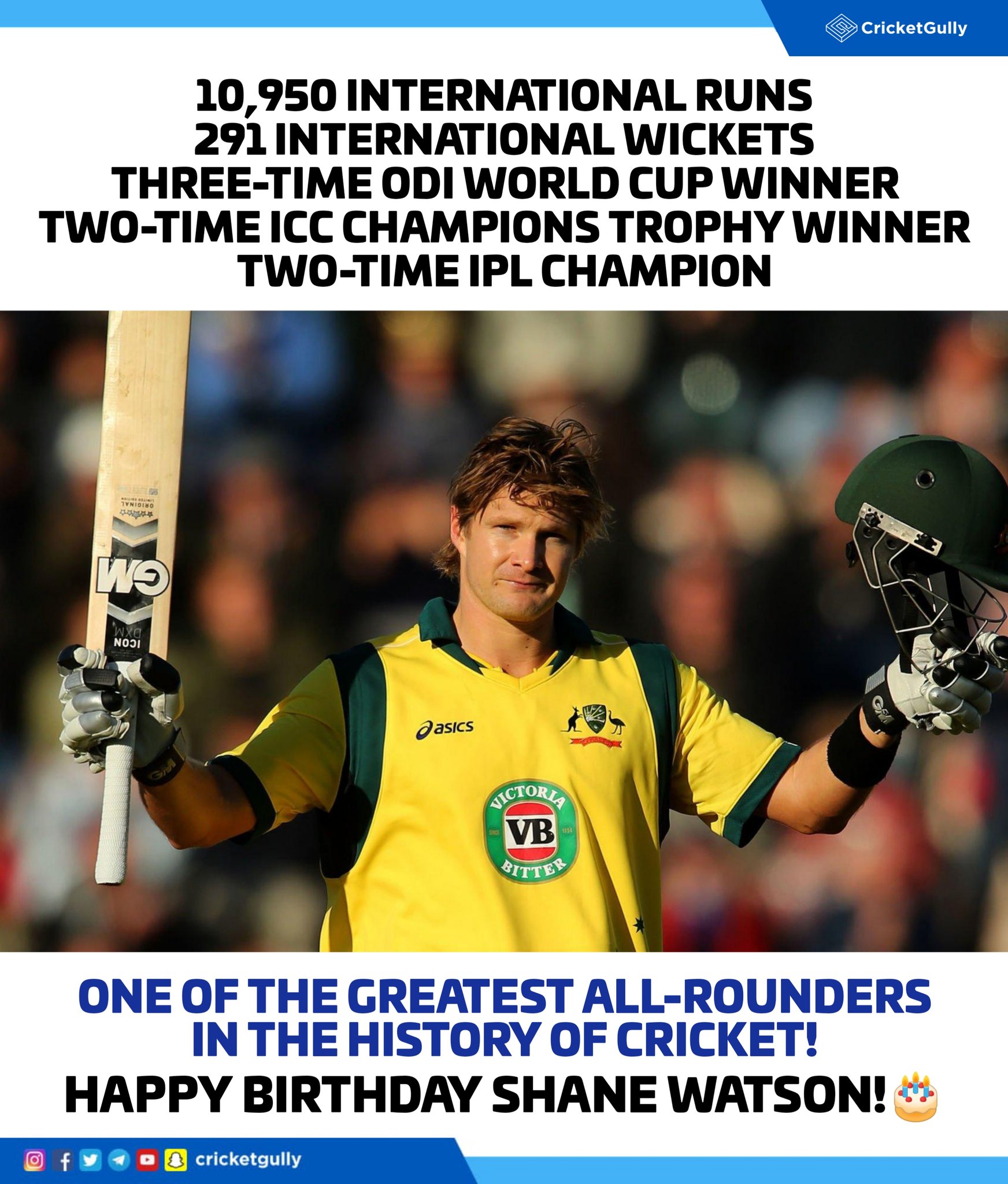 Happy Birthday Shane Watson! 