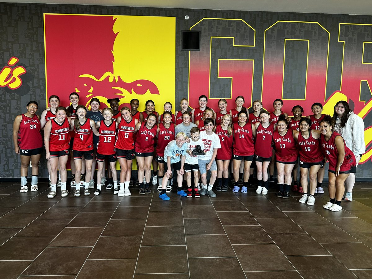 Stop #2 on the <a href="/farmingtonfast/">Lady Cardinal Basketball</a> summer hoops tour <a href="/GorillasWBB/">Pitt State Women's Basketball 🏀</a> Team Camp. As always <a href="/ADPittState/">Amanda Davied</a> and her staff host a great camp w/ high level competition! Lady Cards 9-12 competed, improved, and came home with some hardware! 🏆🦍 #FarmingtonFast #FAMILY #SummerTour2023