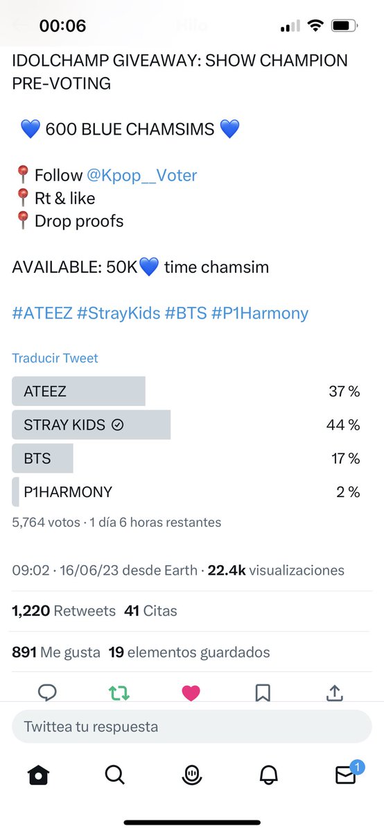 @Kpop__Voter Done for #Straykids