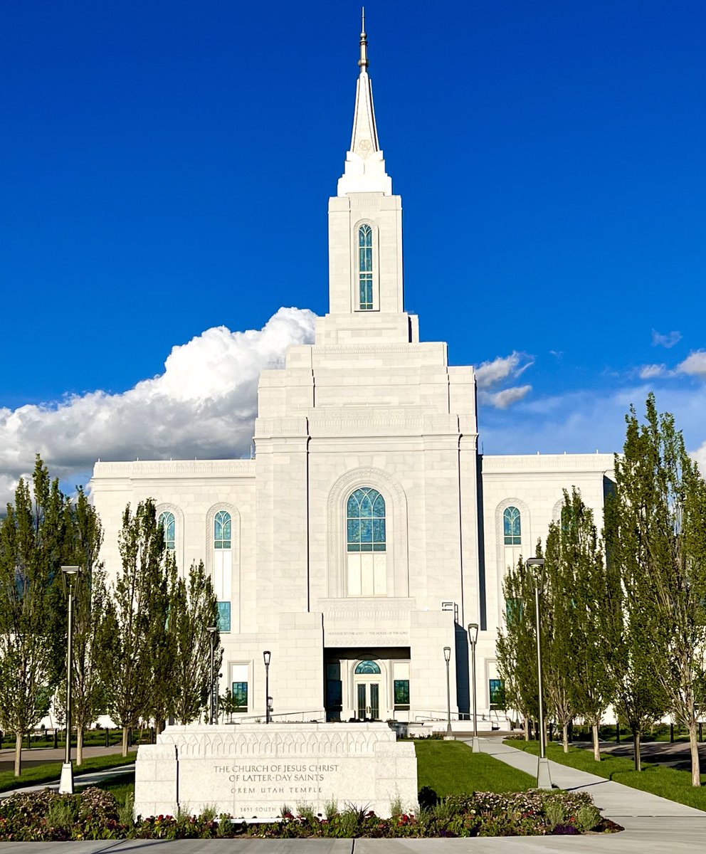My wife took this of the Orem Utah Temple!!