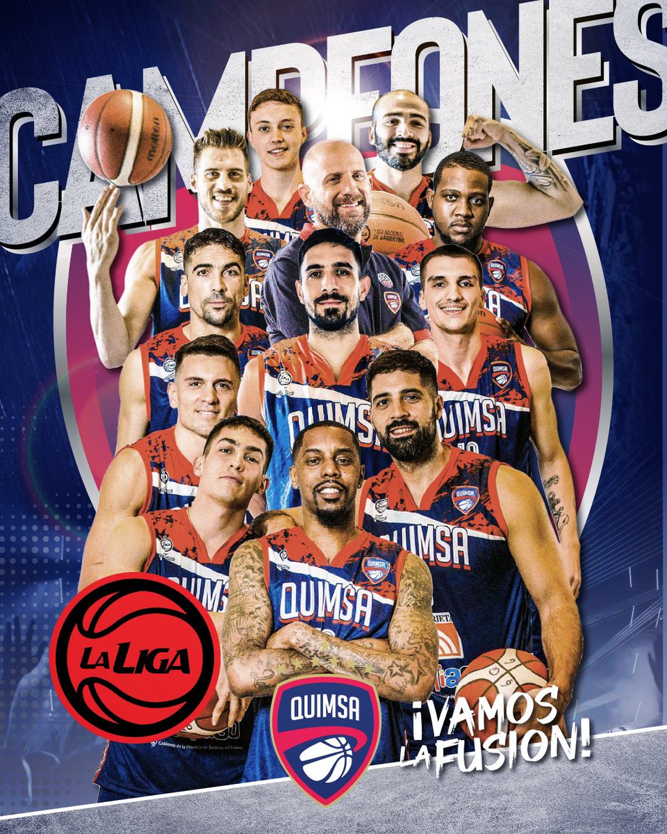 🏀🏆🥇 Felicitaciones Quimsa campeón de la temporada 2022/23 tras vencer 4/1 a Boca en la serie final