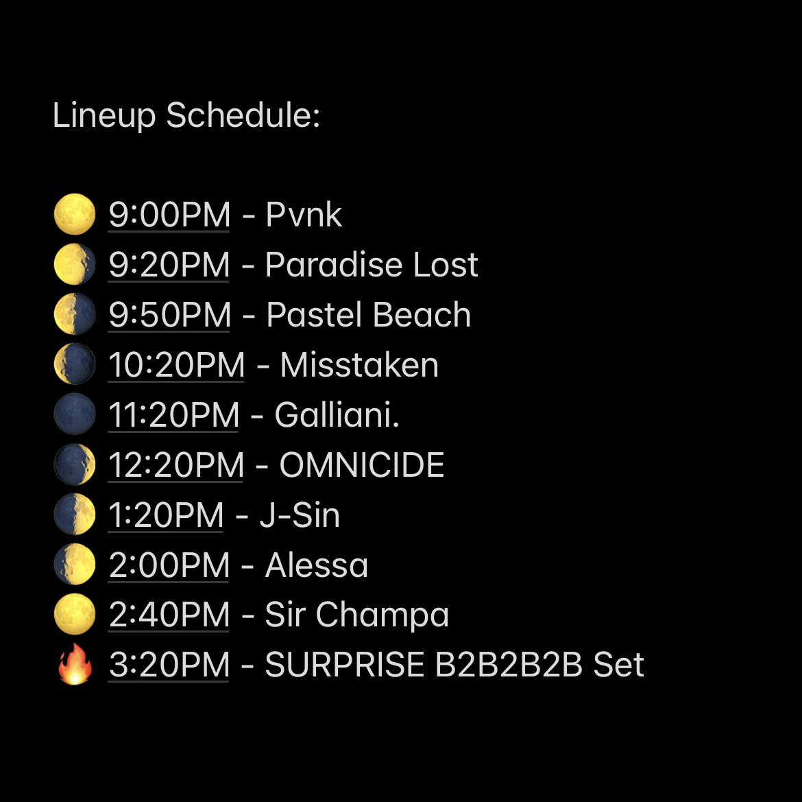 itsMisstaken's tweet photo. This Dark Mode show I’m playing Saturday night …. Y’all ain’t ready 🥹🖤✨😮‍💨😮‍💨😮‍💨 don’t forget yo get yo tickets! 😘😘😘 https://t.co/Q2VTehMpsI

I play from 10:20PM - 11:20PM I pinky promise it’s a spicy one  🌶️🥵🥰🤓 https://t.co/U0IYviYSTZ