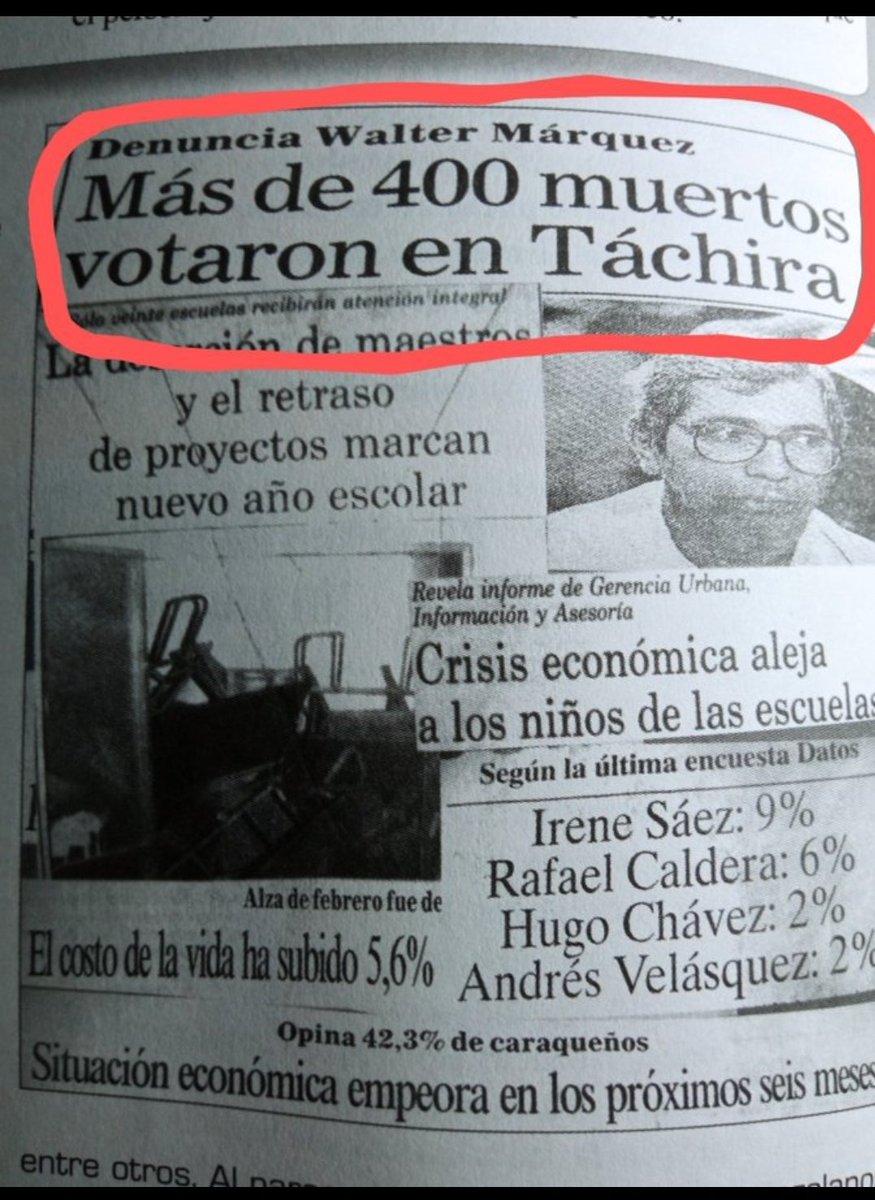 #InfoNoticia #RecordarEsVivir
!Cuando se votaba de forma manual y los muertos aparecían!
.
Las prácticas fraudulentas de la derecha venezolana 
.