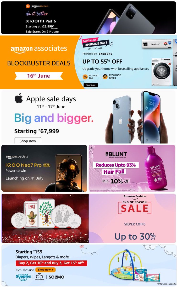 true_redfence's tweet photo. 📱 Apple Sale Days 🔥
– Apple sale days are live on amazon from 11th to 17th June
– Get great prices on iPhone 14
https://t.co/HVtu6Hje3x
#Sale #AmazonOffers #Amazon #amazondeal #AmazonOffer #bestoffer #bigdeals #onlineshopping #bestoffer #desideals #ad #iphone https://t.co/7qXeTb4xwy