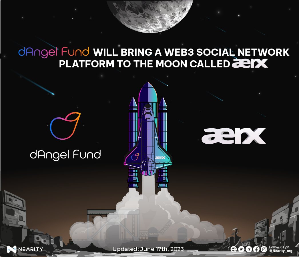Nearity_org's tweet photo. 🚀On a beautiful day in mid-June @dAngelFund astronauts are still working hard to make the next flight with #aerx have a solid departure for the upcoming #IDO

🌟Aerx is a #Web3 social network focusing on services for content monetization, giganomics & social commerce  

👀Latest update with https://t.co/9D1MFCUC3X

#dAngleFund #Nearity #Near $Near #NEARProtocol #NEARisNOW #NEARistheBOS #NFT #NFTCommunity #NFTs #NFTCollection #nftcollectors #web3community #blockchain #Launchpad #SocialFi $dAngle