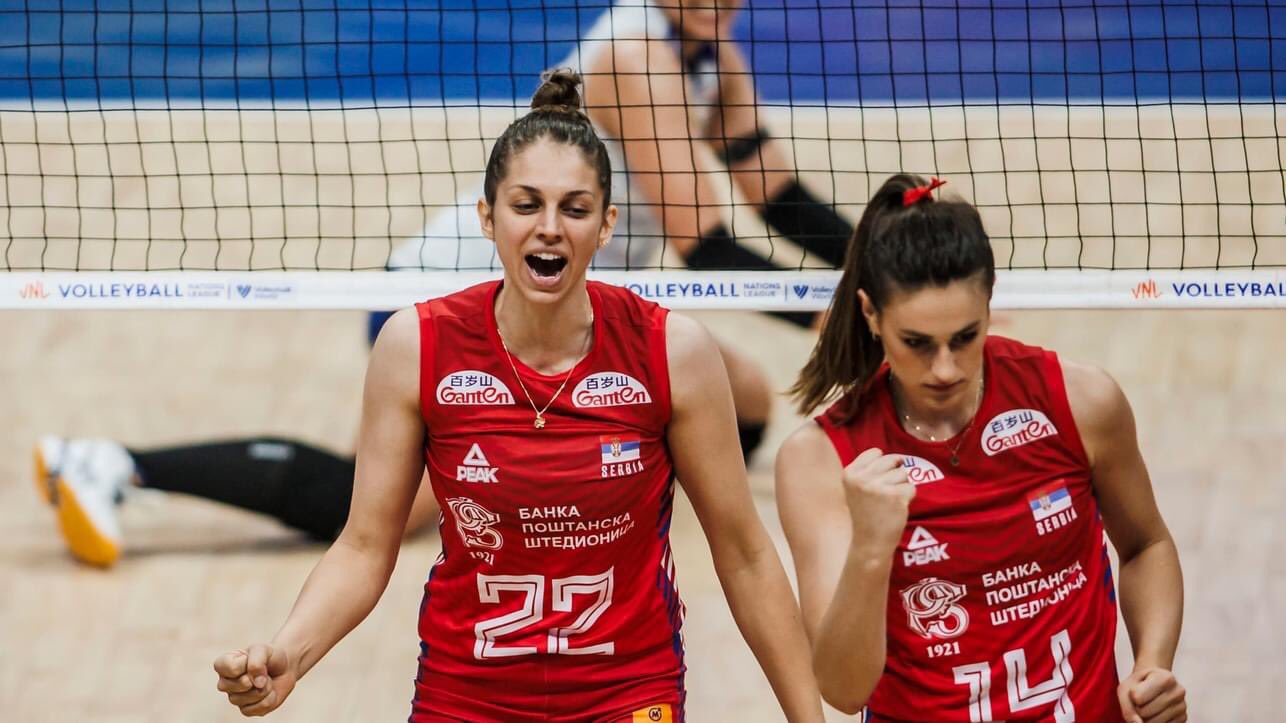 Serbia vs Thailand in Women's Volleyball Nations League 2023