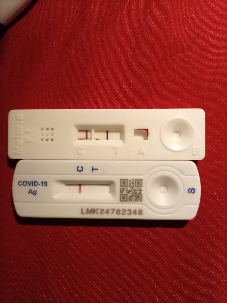 OfDefect's tweet image. When you live in Africa and your child is ill... The 2 tests
Positive for Malaria
And she has exams 😬