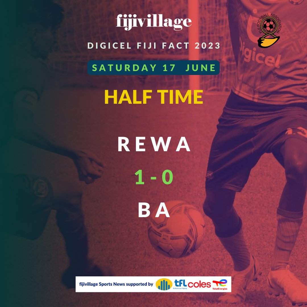 fijivillage's tweet photo. Rewa leads Ba at Half Time!
#FijiFACT⚽ https://t.co/TO6DnskFtu